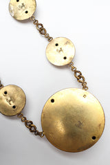 Vintage Joseff of Hollywood Sagittarius Archer Dome Necklace signed @ Recess LA