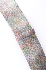 Vintage Judith Leiber Jeweled Snakeskin Leather Belt back extender close @ Recess LA