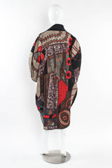 Vintage Judith Roberts Art to Wear Embroidered Patchwork Coat mannequin back @ Recess LA