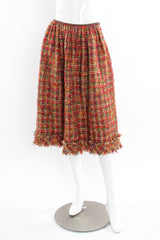 Vintage Commes de Garçons 2000 A/W Rainbow Wool Skirt mannequin front @ Recess LA