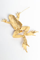 Vintage Kenneth Jay Lane Leaping Frog Brooch reverse un-pinned@ Recess Los Angeles