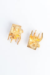 Vintage Karl Lagerfeld Bergère Armchair Earrings back at Recess Los Angeles