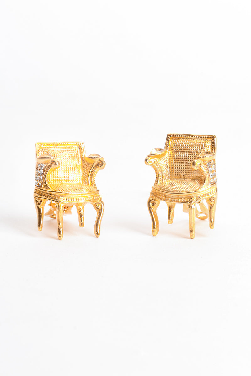 Vintage Karl Lagerfeld Bergère Armchair Earrings at Recess Los Angeles