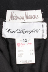 VIntage Karl Lagerfeld Mesh Cutout Jacket & Skirt Set label at Recess LA