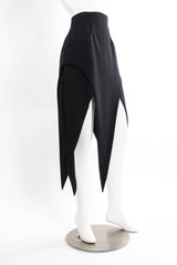 Vintage Karl Lagerfeld High Waist Pointed Hem Skirt III on mannequin side at Recess Los Angeles