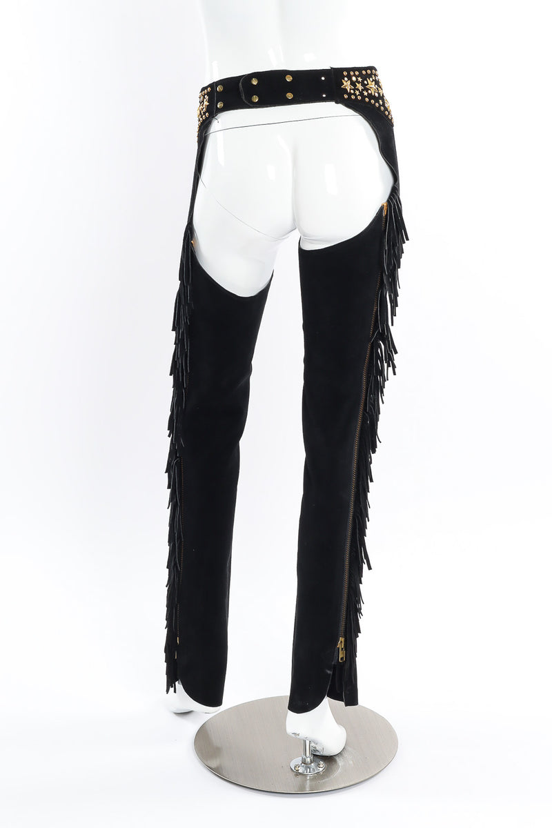 Fringed chaps by Katherine Baumann full back @recessla