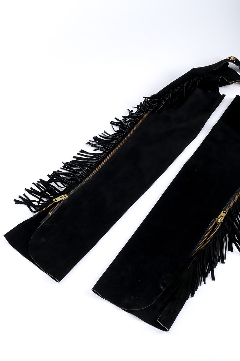 Fringed chaps by Katherine Baumann flat lay @recessla