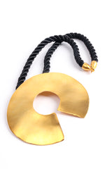 Vintage Kenneth Lane Modernist Disc Pendant Necklace at Recess Los Angeles