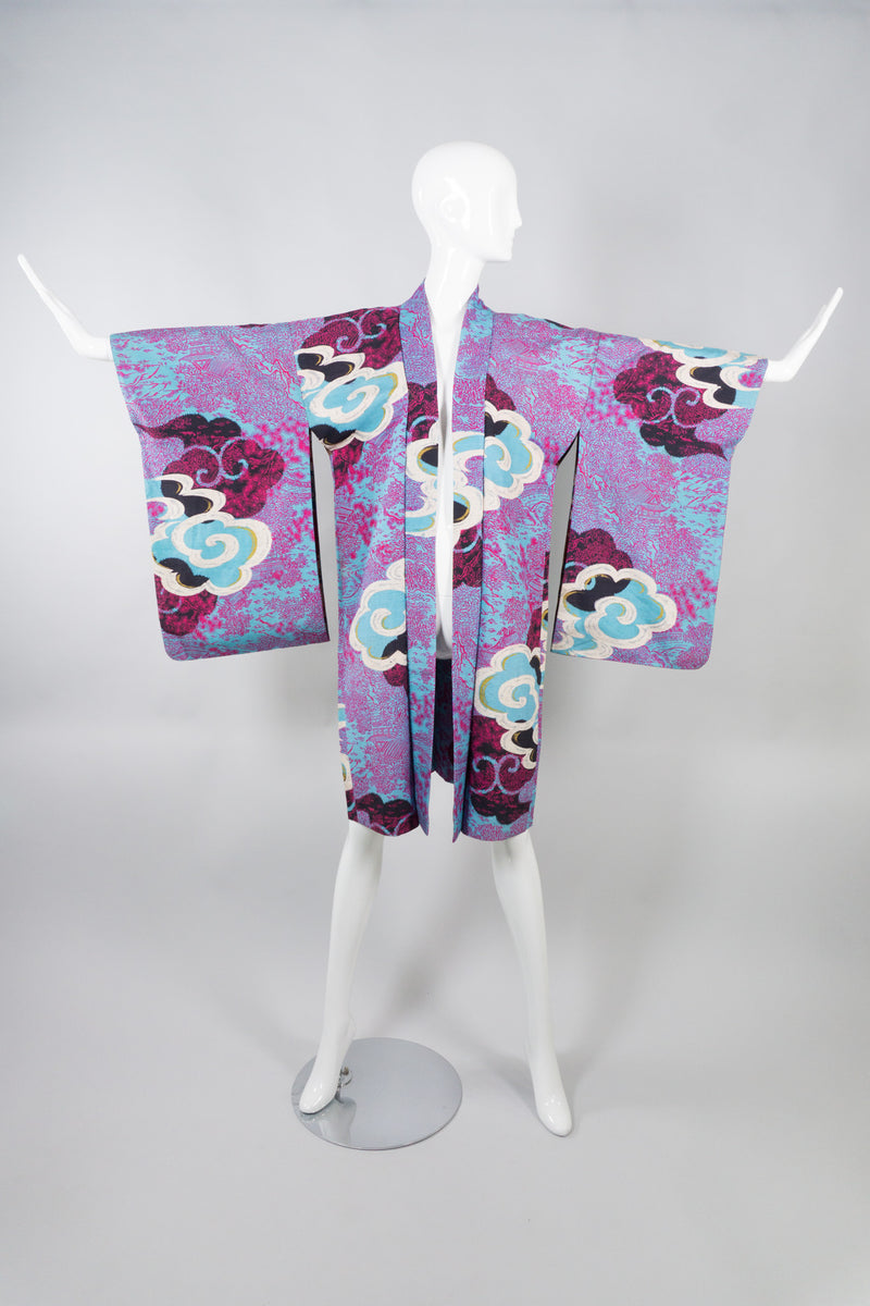 Japanese Cloud Village Vintage Kimono