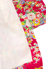 Japanese Lily Blossom Lantern kimono mannequin lining close @recessla