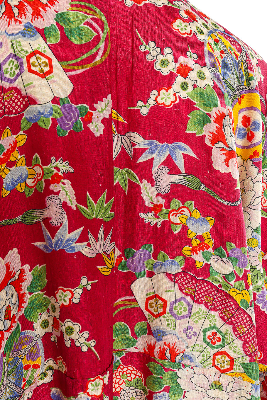 Japanese Lily Blossom Lantern kimono mannequin back holes @recessla