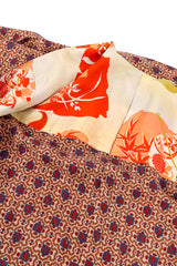 Jacquard crest kimono mannequin flat lay neck lining @recessla