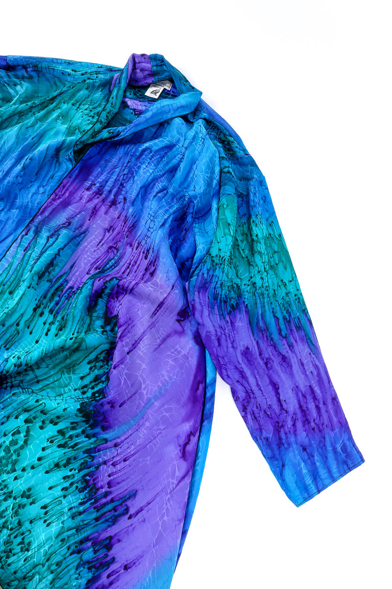 L Leanne hand painted silk kimono duster flat-lay @recessla