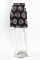 Vintage Christian Lacroix Auspicious Cloud Jacket & Skirt Set mannequin front skirt  @ Recess LA