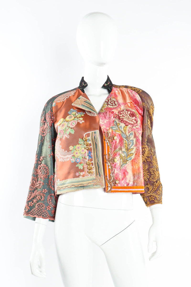 Vintage Christian Lacroix Lace Brocade Jacket mannequin front @ Recess Los Angeles