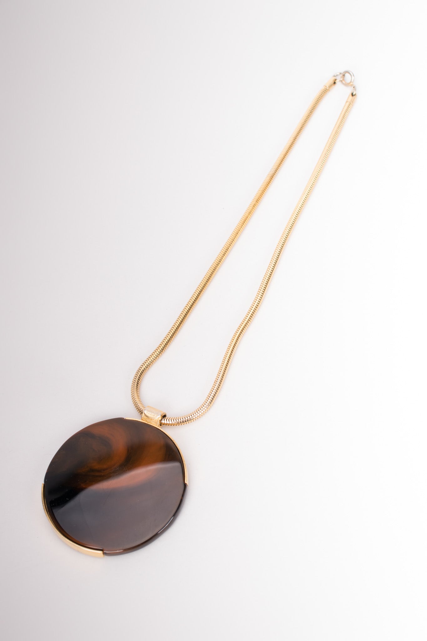 Lanvin Collectable 1968 Runway Modernist Disc Pendant