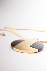 Lanvin Collectable 1968 Runway Modernist Disc Pendant