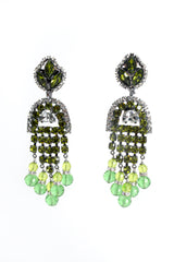 Lawrence Larry Vrba Rhinestone Deco Style Chandelier Earrings at Recess Los Angeles