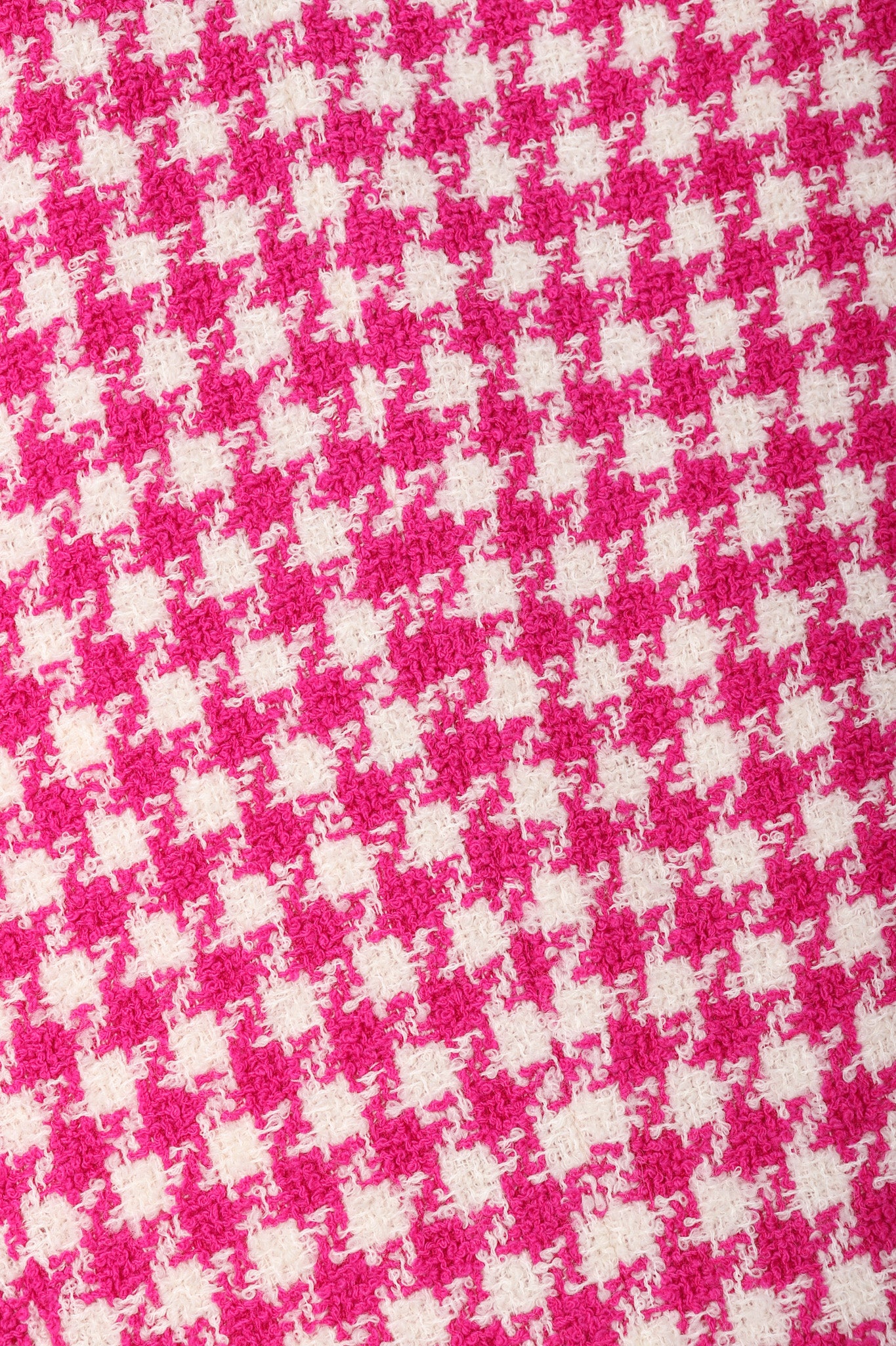 Recess Los Angeles Vintage Escada Laurél Fuchsia Houndstooth Blazer