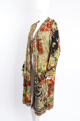 Vintage Leonard Fall Floral Foliage Duster on Mannequin crop at Recess Los Angeles