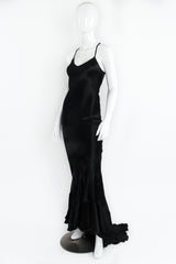 Vintage Les Habitudes Bias-Cut Slip Gown on Mannequin Front at Recess LA