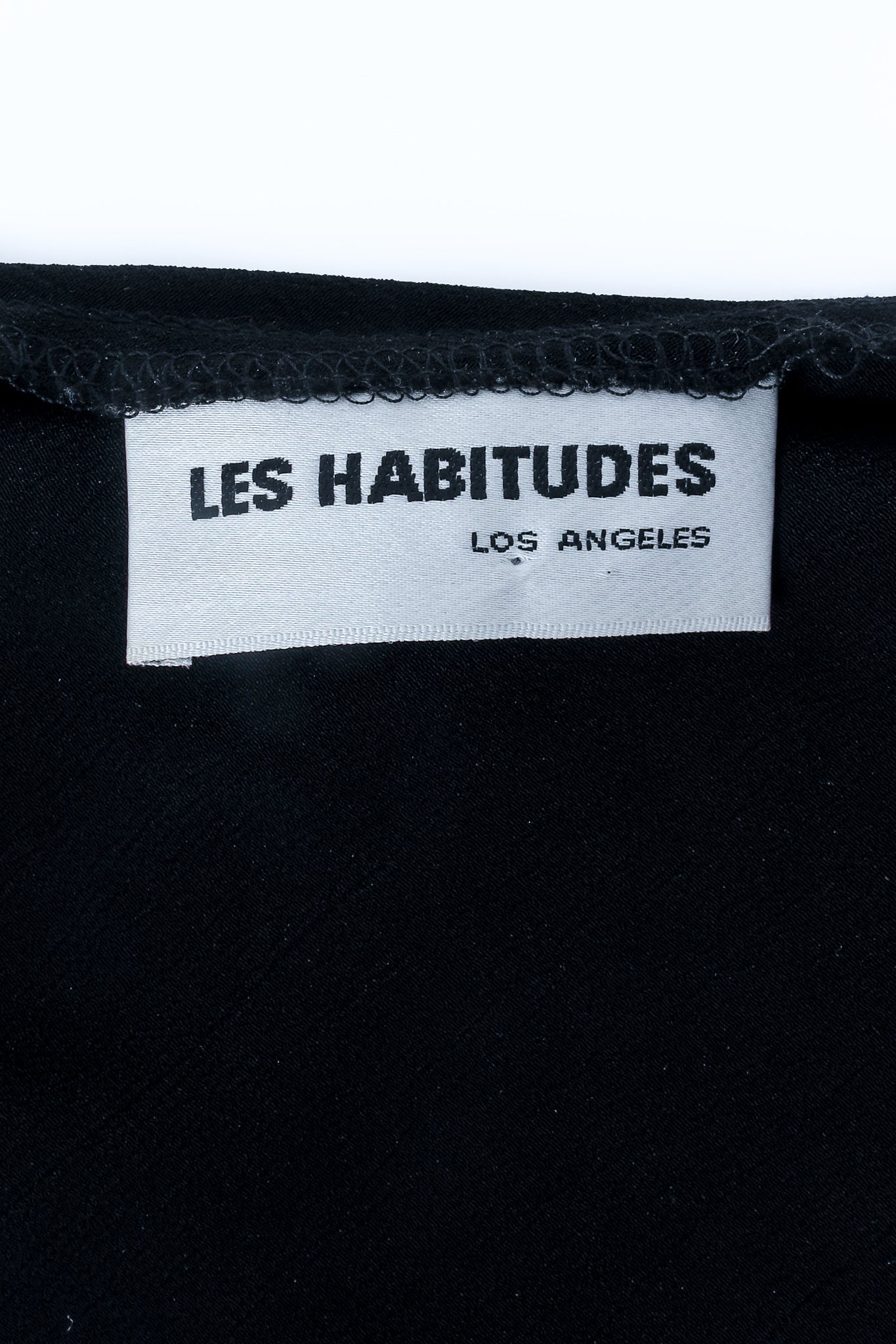 Vintage Les Habitudes Bias-Cut Slip Gown Label at Recess LA