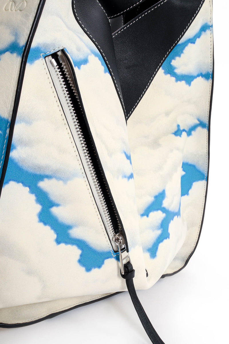 2017 S/S Loewe Cloud Print Leather Hammock Bag zip pocket at Recess Los Angeles