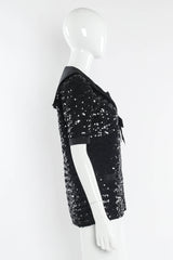 Vintage Lorcan Mullany Sequin Sailor Top mannequin side @ Recess LA