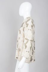 Loris Azzaro Beaded Leaf Jacket