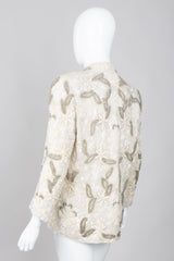 Loris Azzaro Beaded Leaf Jacket