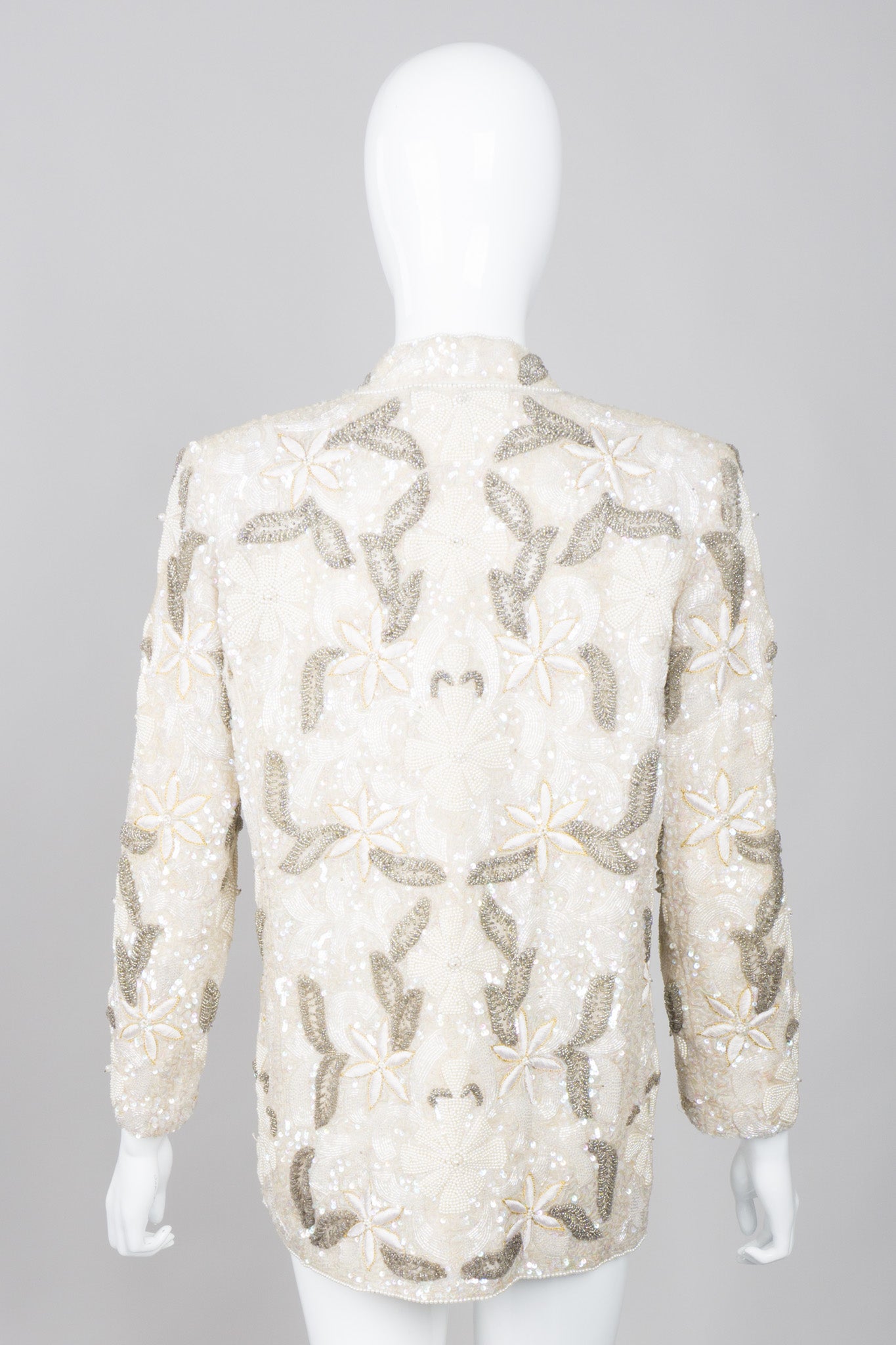 Loris Azzaro Beaded Leaf Jacket