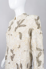 Loris Azzaro Beaded Leaf Jacket