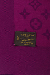 Louis Vuitton Oversized Monogram Scarf label @recessla