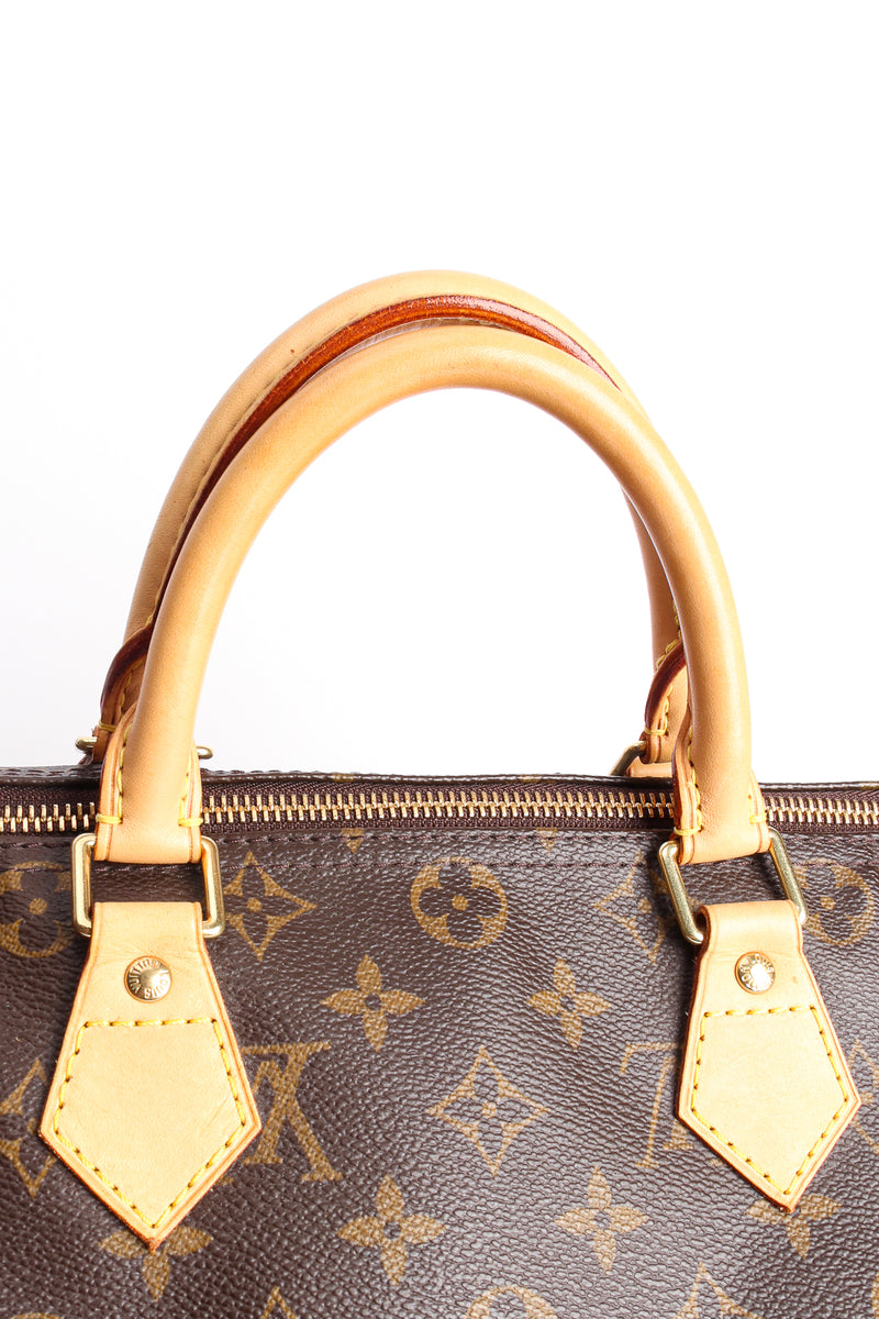 Louis Vuitton Classic Monogram Speedy 30 Bag handles at Recess Los Angeles