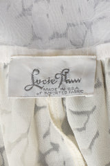 Vintage Lucie Ann Velvet Burnout Angel Duster label at Recess Los Angeles