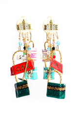 Vintage Lunch At The Ritz Fifth Avenue NYC Shopping Earrings at Recess Los Angeles