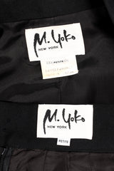 Vintage M.Yoko Pierced Ring Carwash Skirt Suit labels at Recess Los Angeles