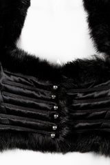 Satin Fur Vest