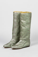 Carlos Falchi Python Boots 2