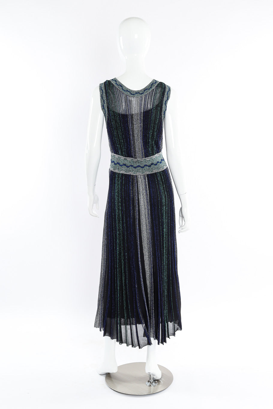 Missoni Wrap Effect Pleated Midi Dress on Mannequin @recesla