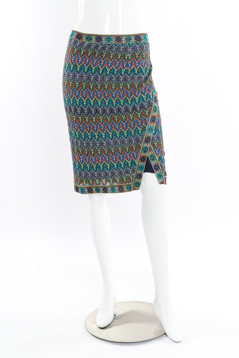 Vintage knit top and skirt set by Missoni on mannequin skirt only @recessla