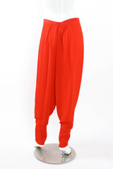 Vintage Waffle Silk Leisure Top & Pant Set mannequin back pant @ Recess LA