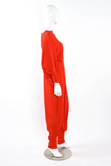 Vintage Waffle Silk Leisure Top & Pant Set mannequin side @ Recess LA