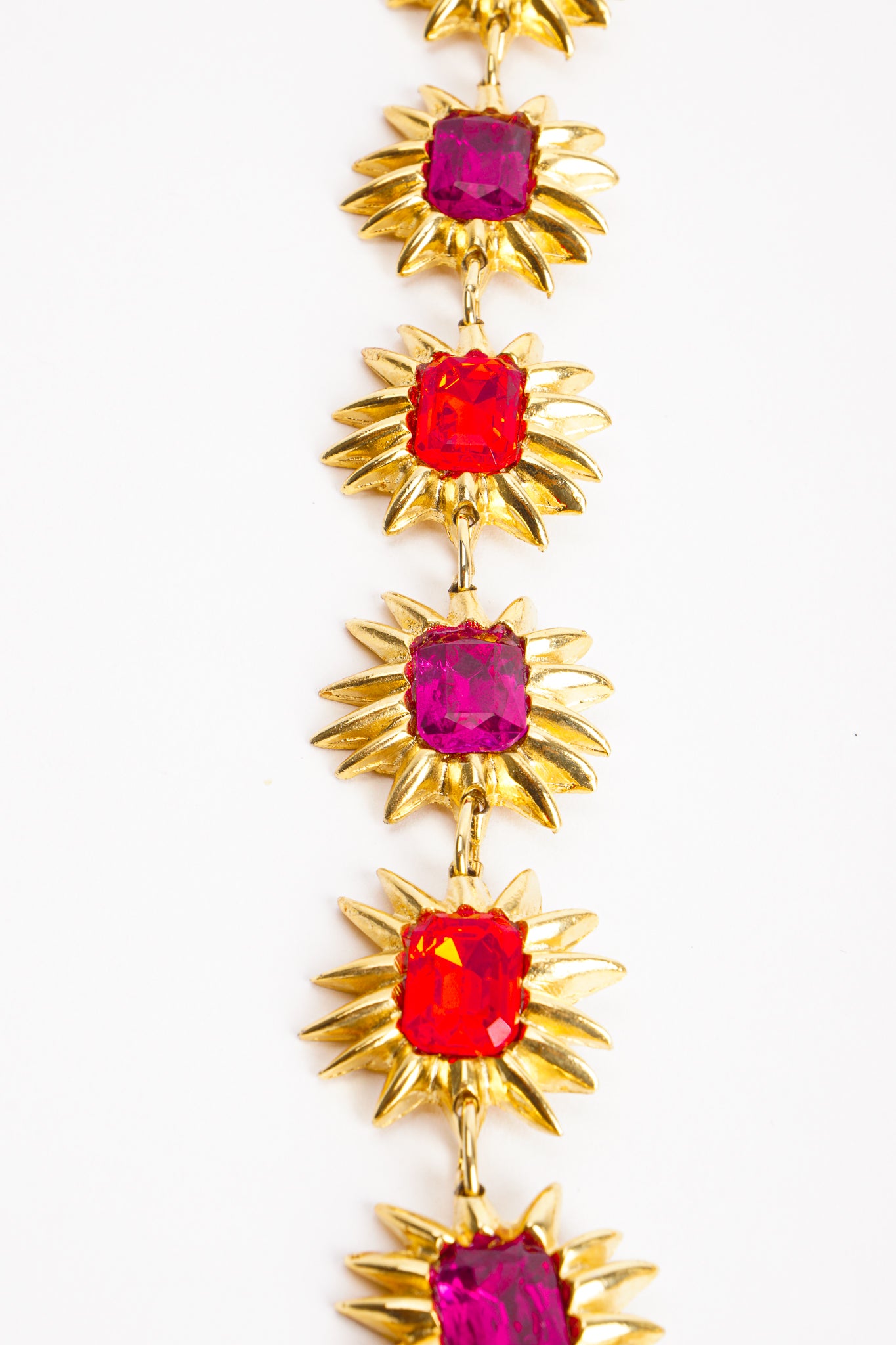 Vintage Margo Manhattan Candy Gem Sunburst Necklace close at Recess Los Angeles