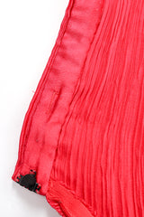 Vintage Mary McFadden Pleated Handkerchief Skirt waistband at Recess Los Angeles