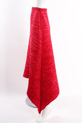 Vintage Mary McFadden Pleated Handkerchief Skirt on Mannequin side at Recess Los Angeles