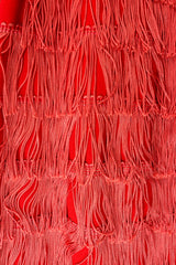 Vintage Maxwell Shieff Fringed Sleeveless Shirt Dress fringe detail at Recess Los Angeles