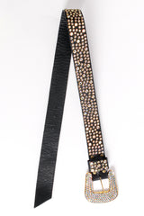 Vintage Michael Morrison Sparkling Crystal Rhinestone Studded Belt at Recess Los Angeles