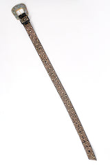 Vintage Michael Morrison Sparkling Crystal Rhinestone Studded Belt at Recess Los Angeles