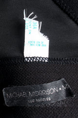 Vintage Michael Morrison Madonna Studded Bustier Top label at Recess Los Angeles